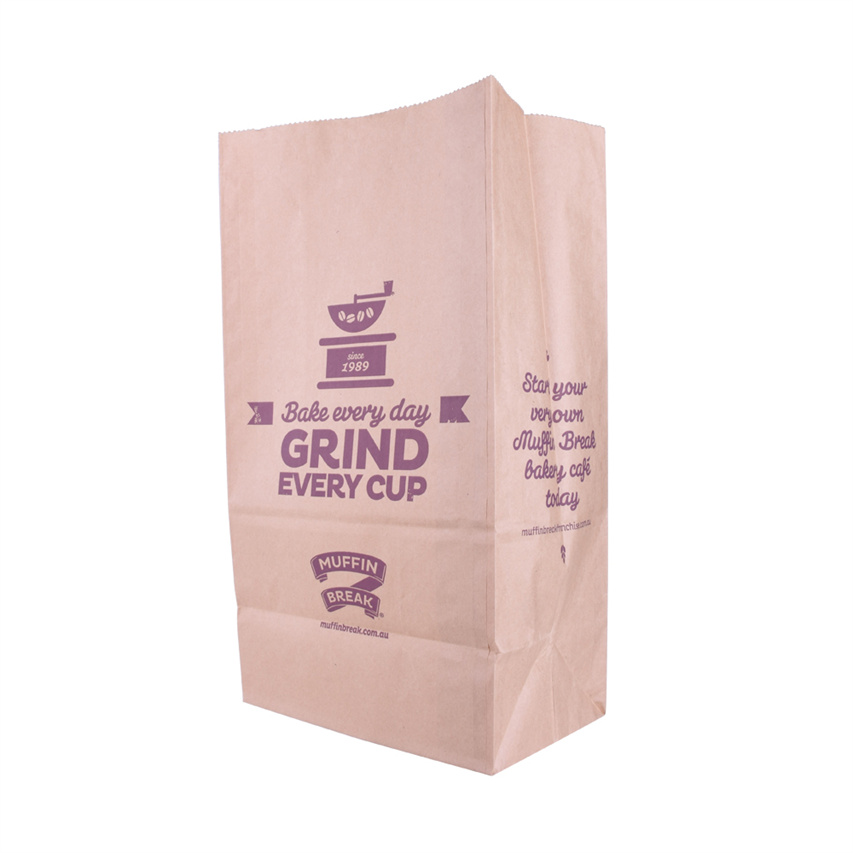 Food Ziplock Laminated Biodegradable Plastic Wrapping Resealable Paper Bags Coffee Bags with Zipper