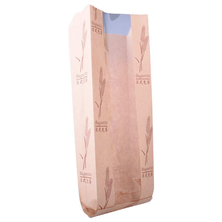 Digital Printing Ziplock Top Kraft Pouches Sustainable Packaging Startups Paper Bread Bag