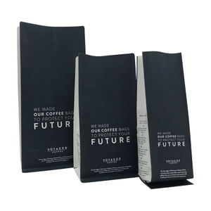 Biodegradable Customized Print Side Gusset Compostable Coffee Packaging Bag Wholesale