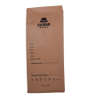 Flat Bottom Ziplock Paper Coffee Bag with Personalized Logo Wholesale