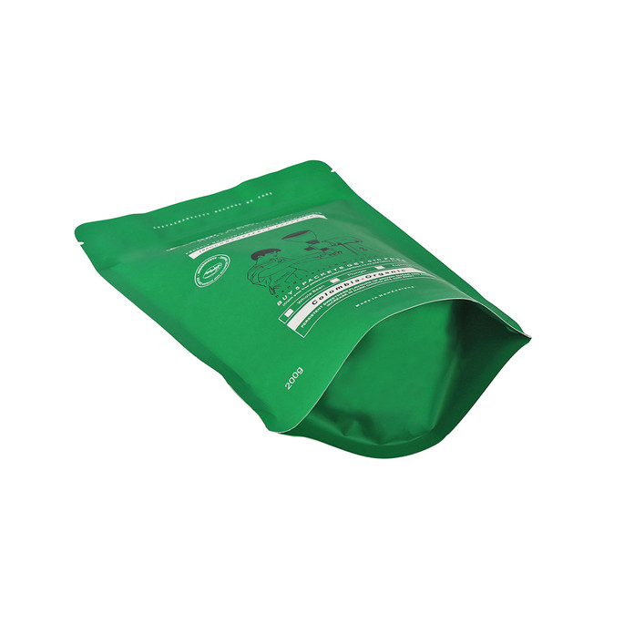 Heat Seal Reusable Custom Logo Eco Biodegradable Stand Up Pouch