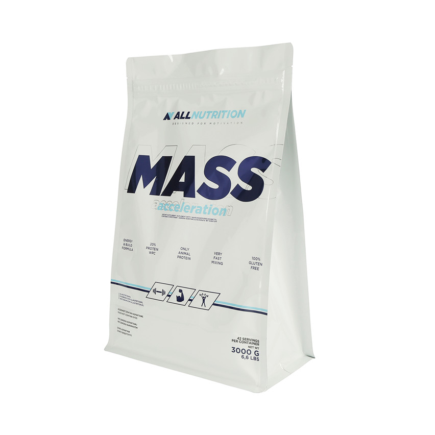 FSC Certified Flat Bottom Nutrition Protein Powder Bag Wholesale