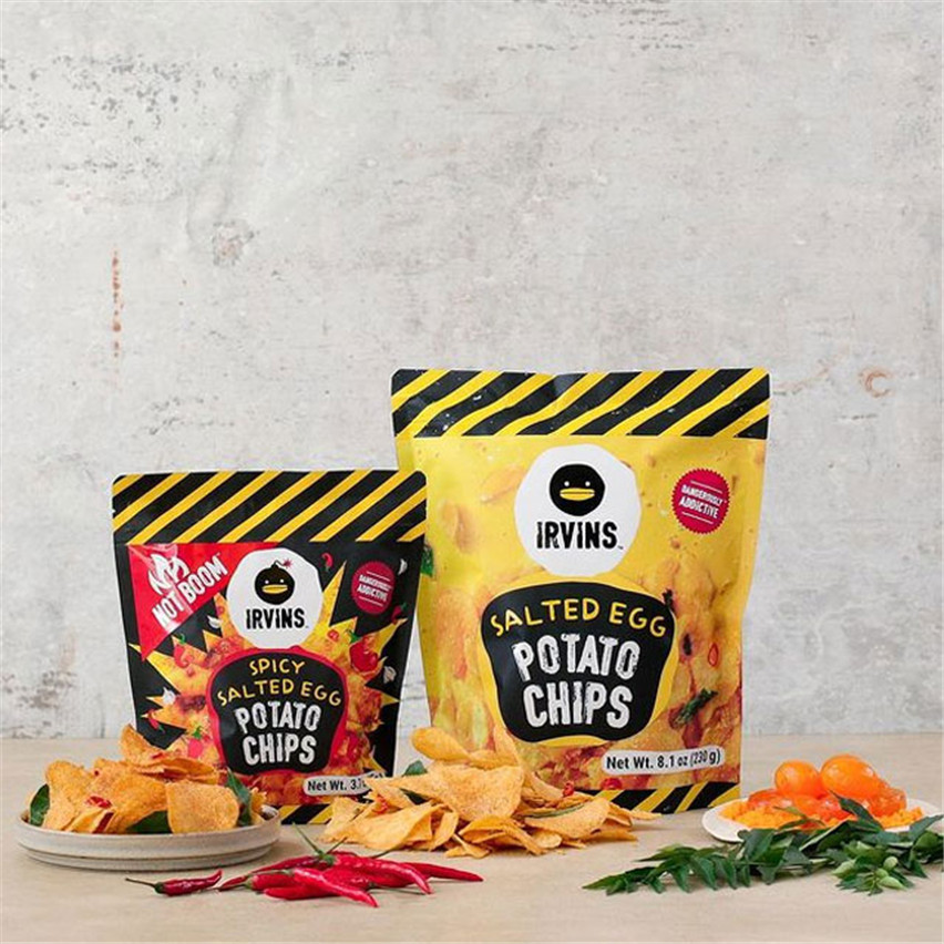 Eco Friendly High Quality Custom Ziplock Moisture Proof Potato Chip Bags