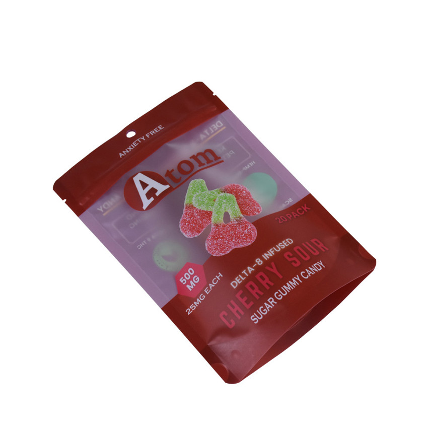 Recyclable Plastic Custom Production Stand Up Candy Bag Wholesale