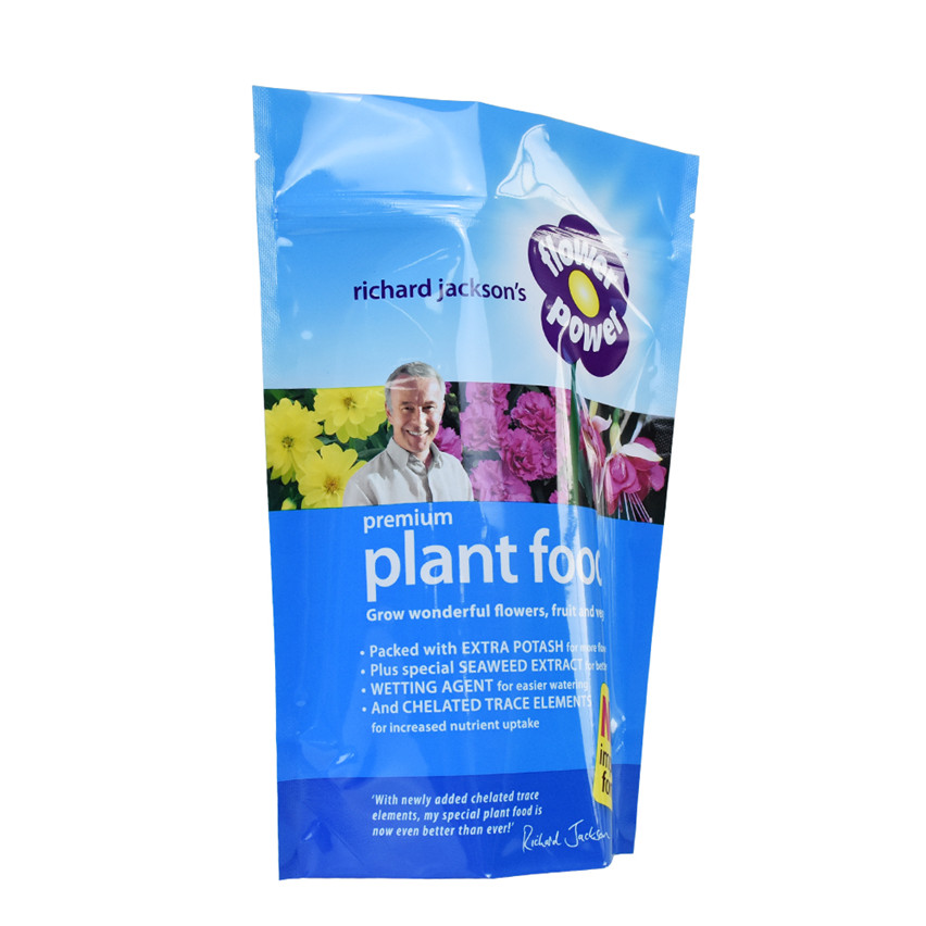 Eco Friendly Customized Stand Up Biodegrable Flower Seeds Plastic Packaging Bag