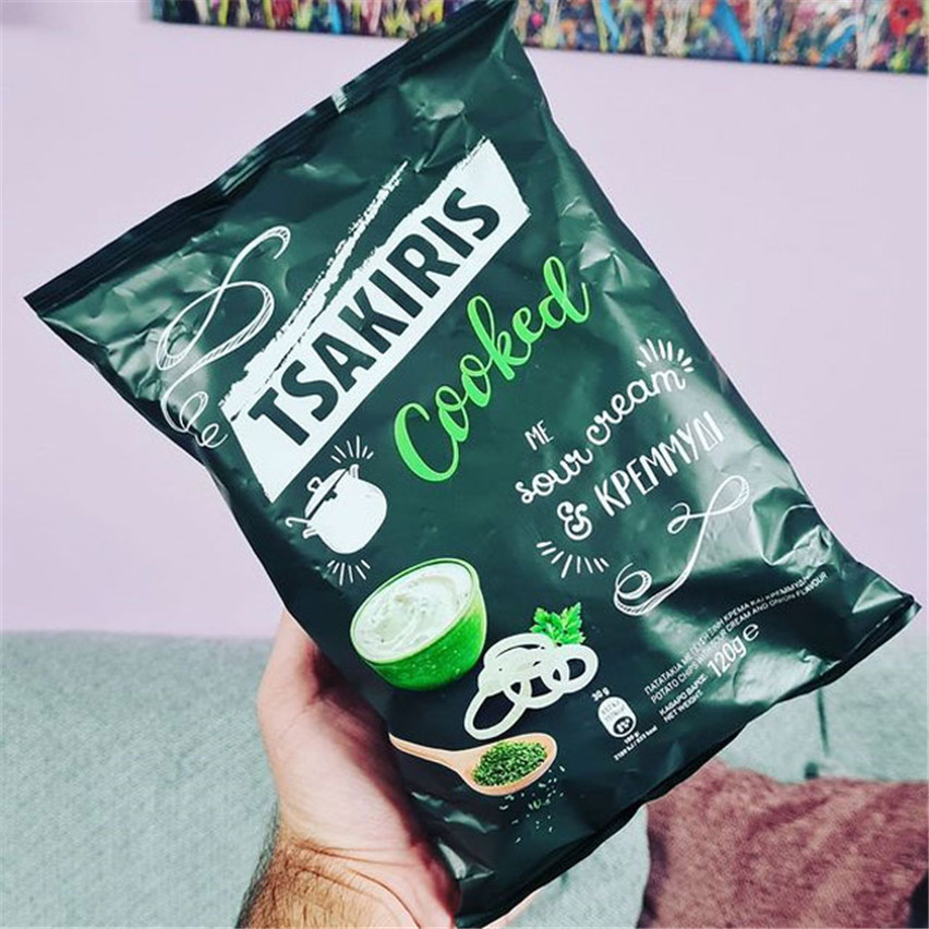 Hot Sale Custom Made Resealable Potato Chip Packaging Bags Wholesale