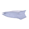 Custom Production White Flat Bottom Coffee Bag with Pocket Zipper Wholesale