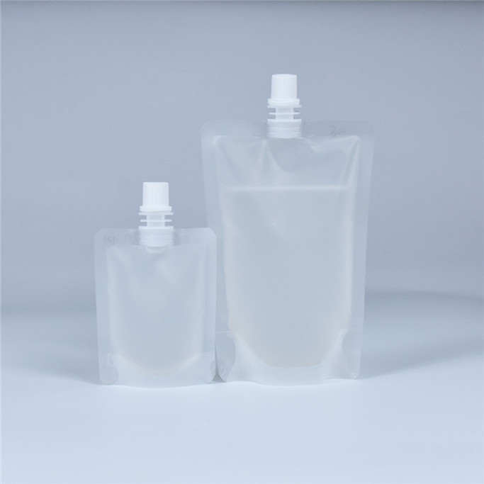 Customized Food Grade Flexible Biodegradable Packaging Pouches for Liquid with Spout
