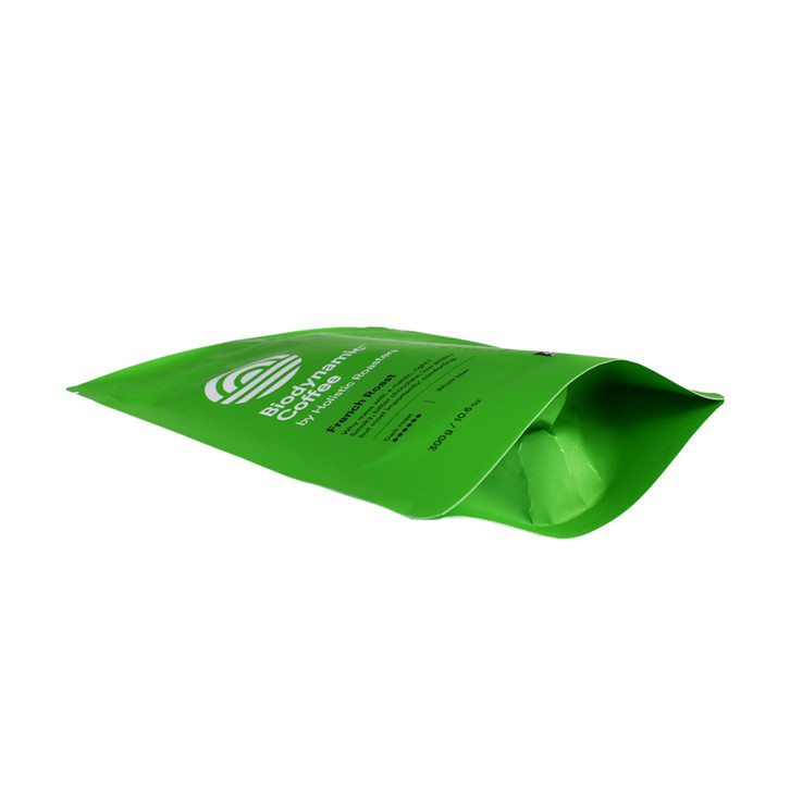 Excellent Quality Colorful Printing Full Matt FinishBiodegradable Clear Kraft Paper Pouch