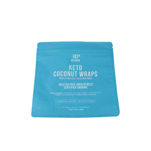 Matt finish 3 side seal bag custom biodegradable packaging vacuum bags with heat sealing