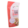 Customized heat seal food bag zipper pouch laminated with oval window