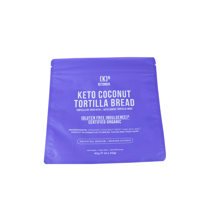 Wholesale Food Grade Recycle Reusable Zip Plastic Pouch