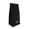 Customized Print Waterproof Recyclable Materials Pocket Zip Black Pouch Bag