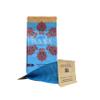 Eco Friendly Custom Production Flat Bottom Tea Pouch Packaging Wholesale