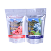 Custom heat seal biodegradable sachet packaging standup printed with zipper