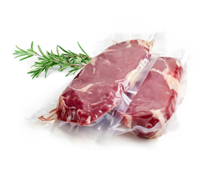 Custom heat seal translucent biodegradable packaging options vacuum pouch with texture