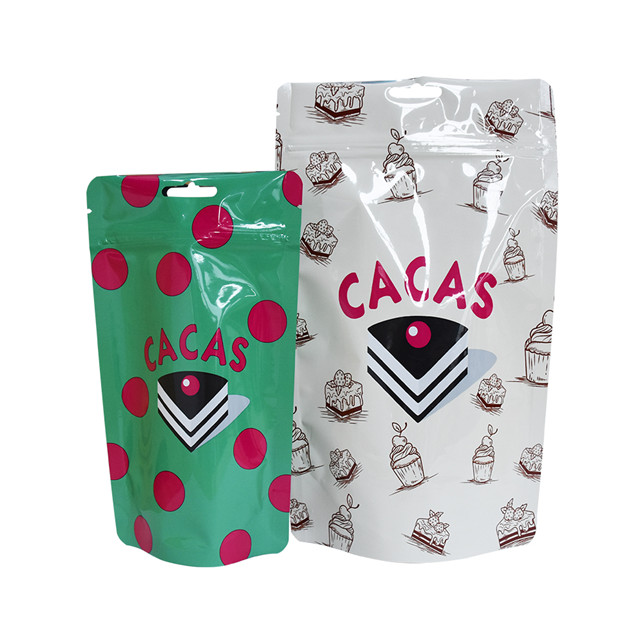 Custom digital printing bag sand up cheese puff package