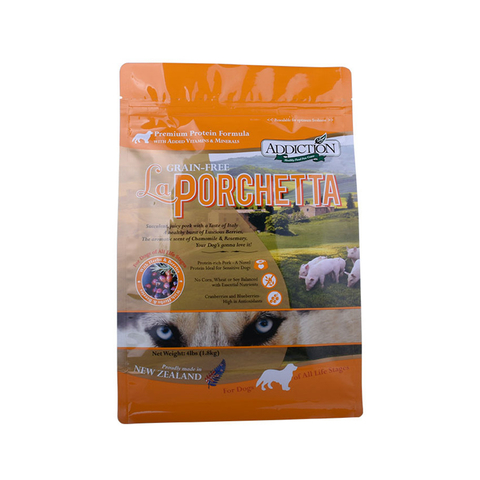 5Kg 10Kg Pet Food Plastic Aluminum Foil Pouch With Zipper