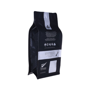 Custom Design Print Logo Flat Bottom Bag With One Way Valve