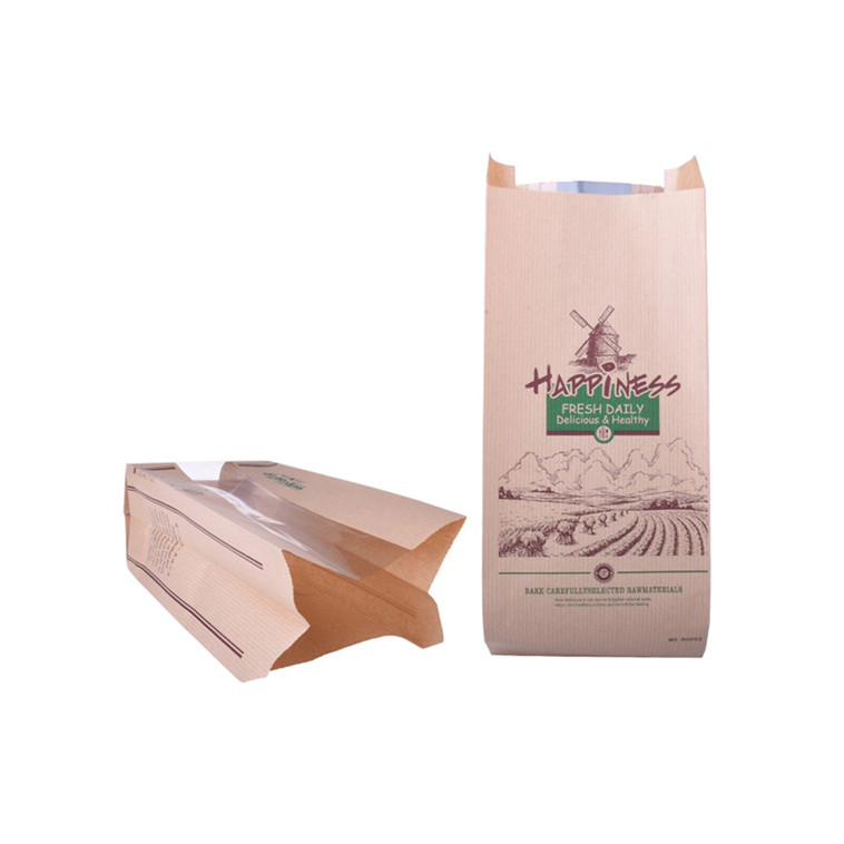 Eco Biodegradable Paper Flour Bags Manufacturers