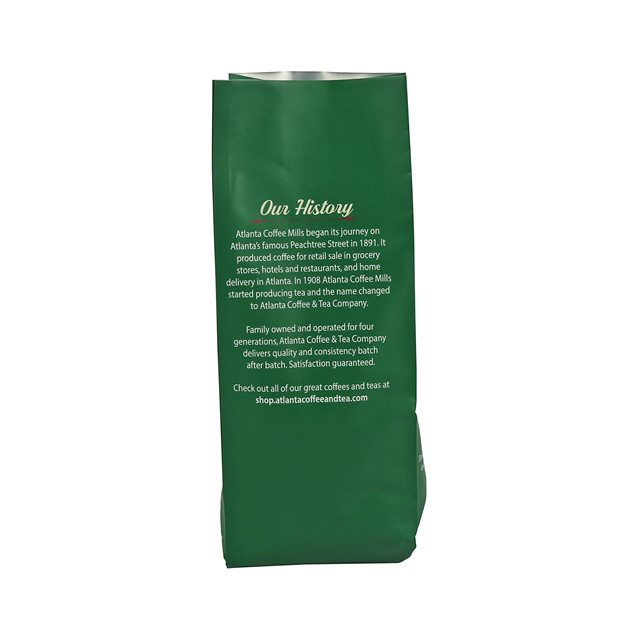 Recyclable coffee&tea packaging with side gusset pouch with custom logo