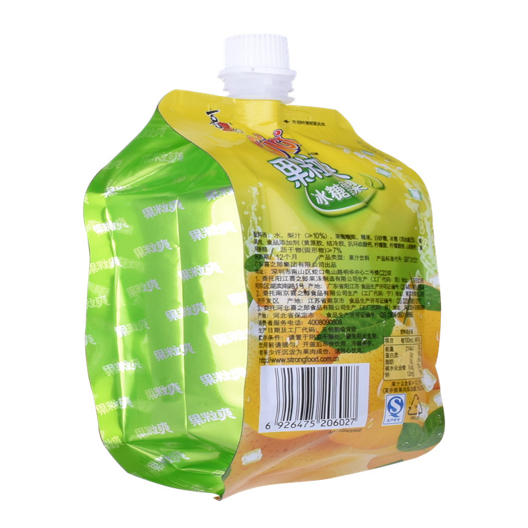 Spout Pouch 500ml Reusable Baby Pouch Liquid Packaging Board