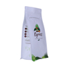 Custom Design Transparent Valve Bag Coffee in white kraft