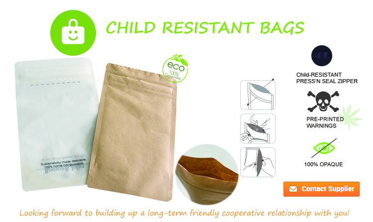 compostable child proof bag