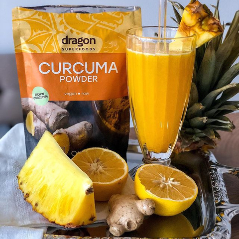 100% Recyclable Yellow Food Packaging Turmeric Powder Bag with Zipper