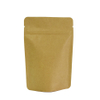 Compostable Brown Kraft Paper Stand up Pouch Coffee Packaging Bags 