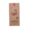 500g PLA Compostable kraft paper coffee bag with zipper