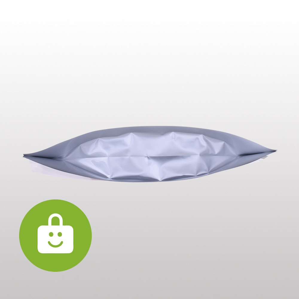 Compostable Biodegradable Clear Cellophane PLA Standing Up Child Resistant Zipper Bag