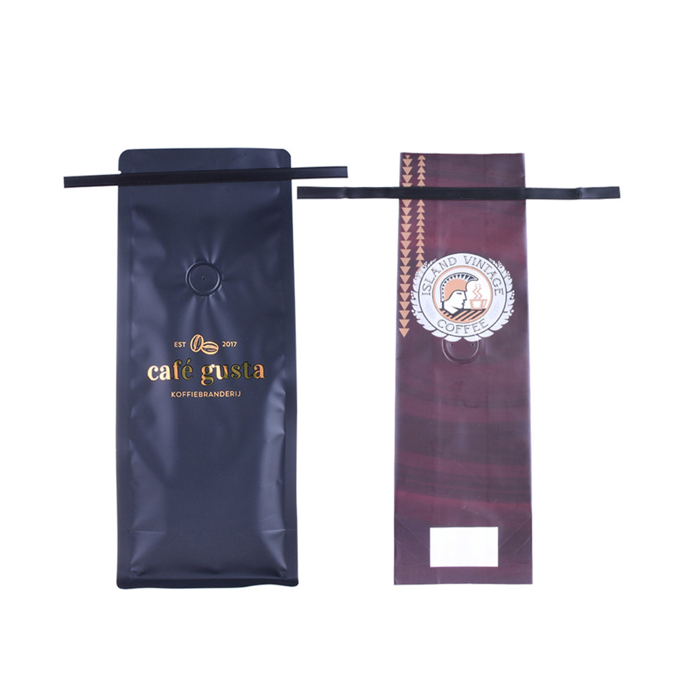 340g laminated plastic bag for ground coffee with valve