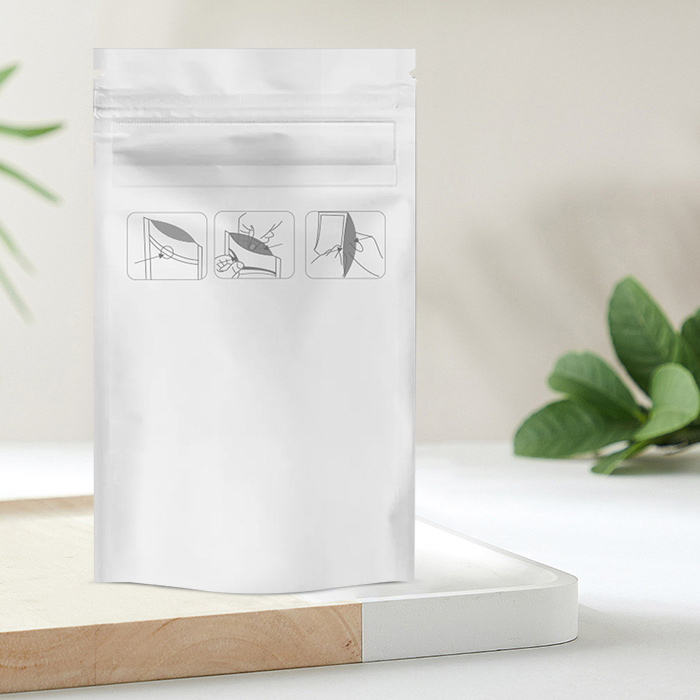 Laminated Resealable Stand Up Pouch Eco Friendly CBD Packaging Bags with CR Zipper