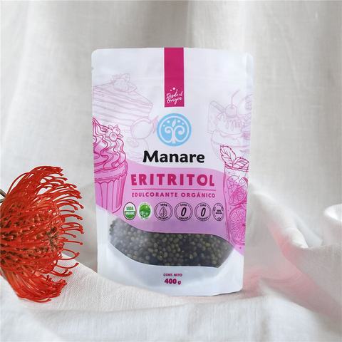 Custom Logo Design Carbon Neutral Co2-Negative 100 Recyclable Food Bags With Zipper