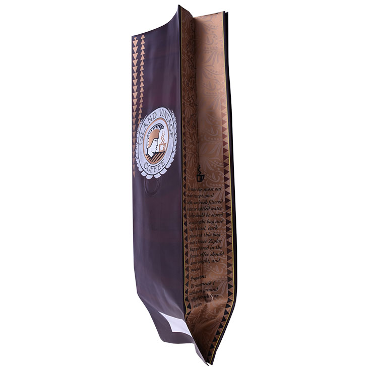 Environmentally Friendly Compostable Coffee Bag Packaging with Degassing Valve Canada