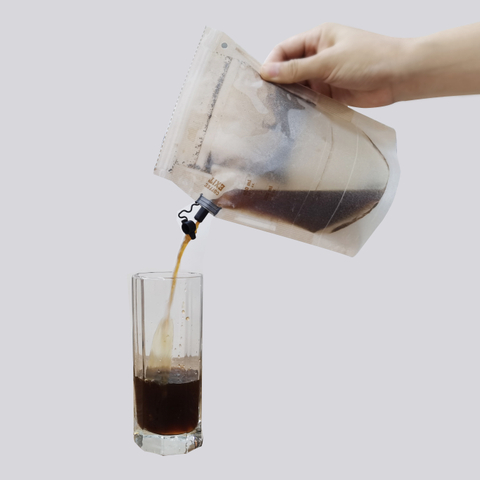 Portable Removable Coffee Tea Brewer Filter Spout Bag for Mountaineering Trip