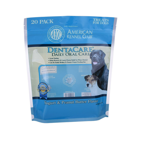Industrial Compostable Pet Food Bag with Zipper