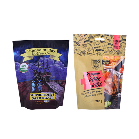 Customized K Bottom Seal Pouch Bags For Food