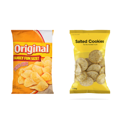 Retail Uv Spot Back Seal Jordan Chip Bag