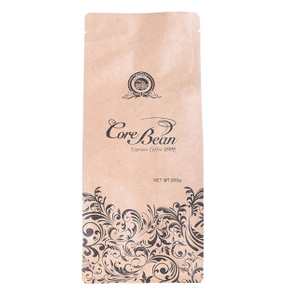 Natural Standard Top Zip Coffee Bag Valve