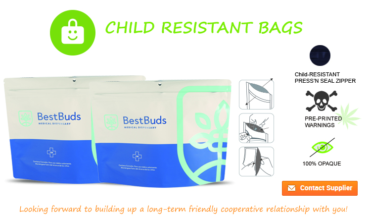 child resistant mylar bags