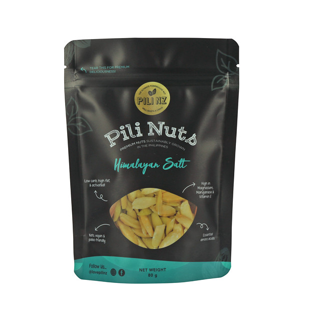 Custom recycling pouch eco friendly bags for nuts