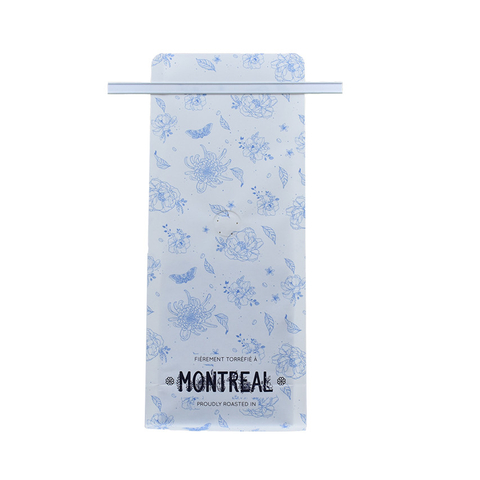 Retail Gravure Printing Film Biodegradable Silver Stand Up Pouch Coffee Bag Stamp