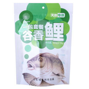 Creative Design Full Gloss Finish Food Bags Compostable Clear Zipper Pouch Gusset Bag Pet Food Packaging