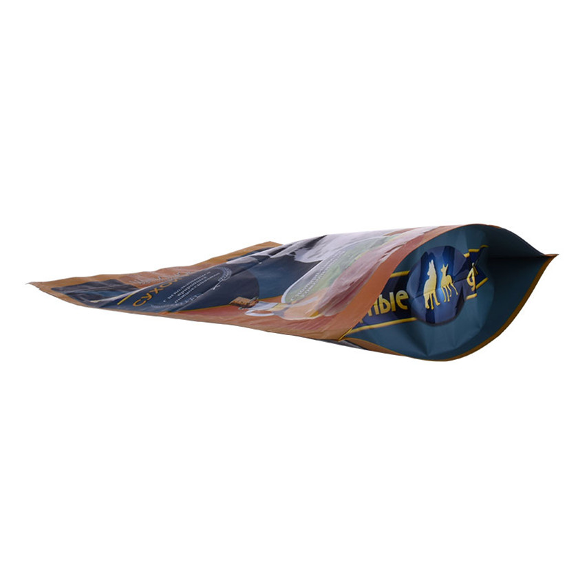 Flexible Packaging Varnishing Compostable Foil Stand Up Pouch Sizes Dog Food Dry Bag