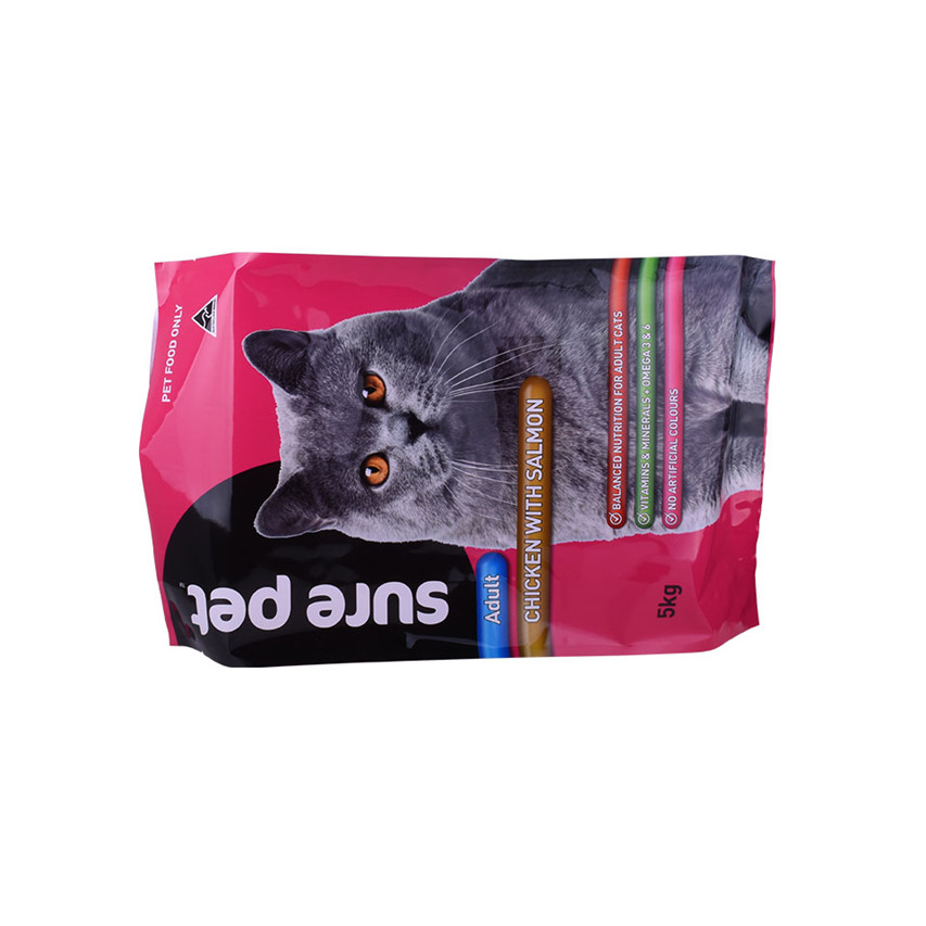 Customized Print Aluminum Foil Biodegradable Plastic Packaging Gusset Bags Wholesale Plastic Feed Bag