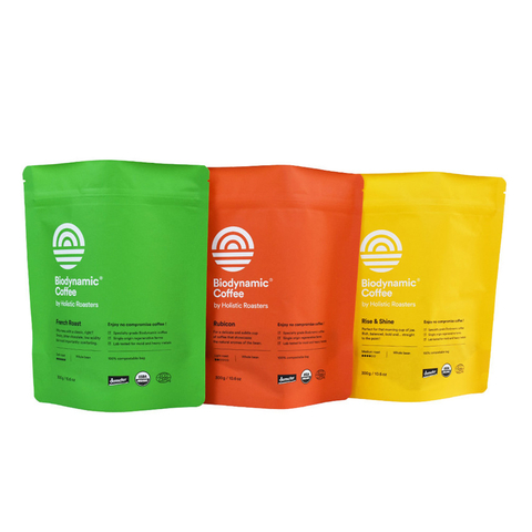 Laminated Aluminum Foil Plastic Biodegradable Vs Degradable Custom Packaging Bags Coffee Bags for Sale