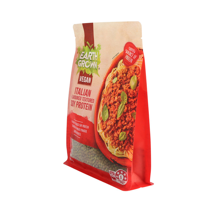 Custom Printed Printing Resealable Pink Plastic Stand Up Zipper Pouch Food Packaging Bag