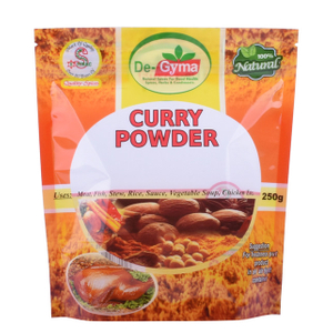 Factory Supply Custom Design Curry Spice Pouches with Easy Tear